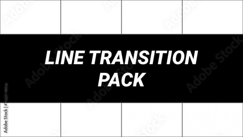 Dynamic line transition pack luma or alpha matte channel