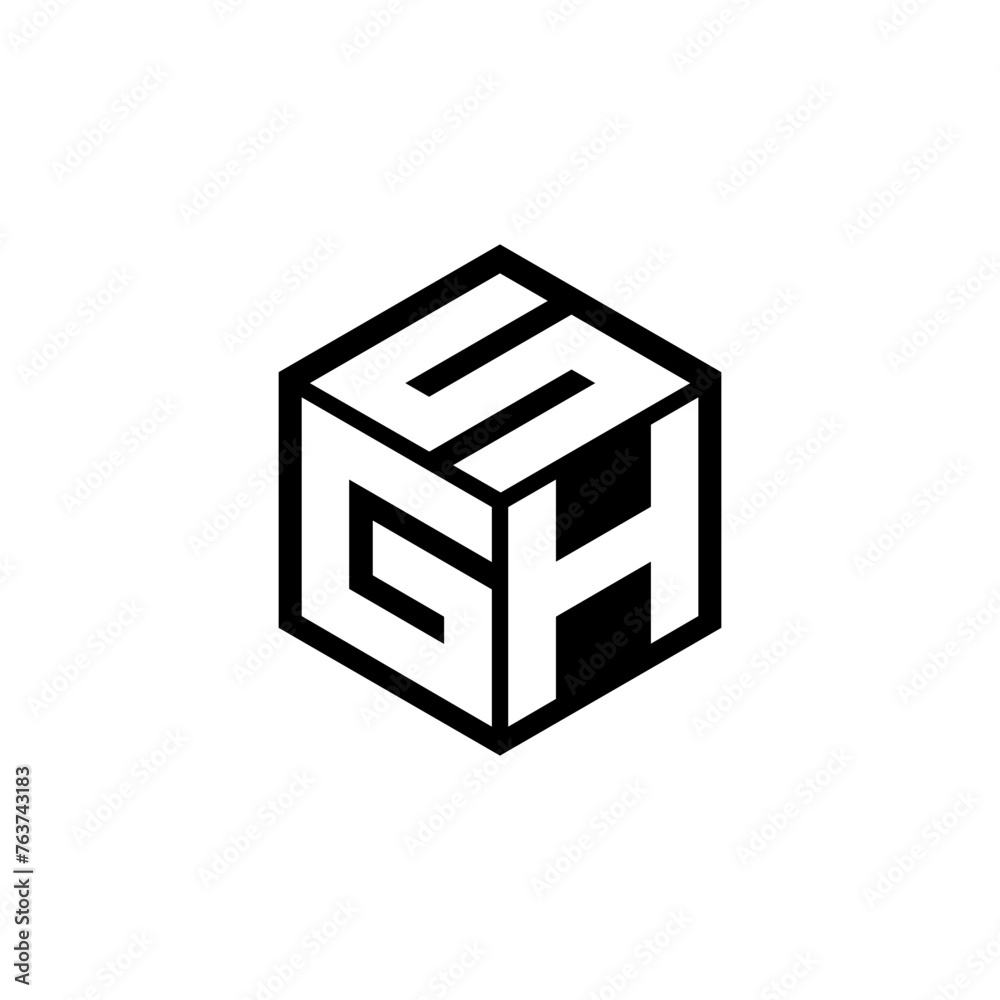 GHS letter logo design in illustration. Vector logo, calligraphy designs for logo, Poster, Invitation, etc. GHS letter logo design in illustration. Vector logo, calligraphy designs for logo, Poster, Invitation, etc.