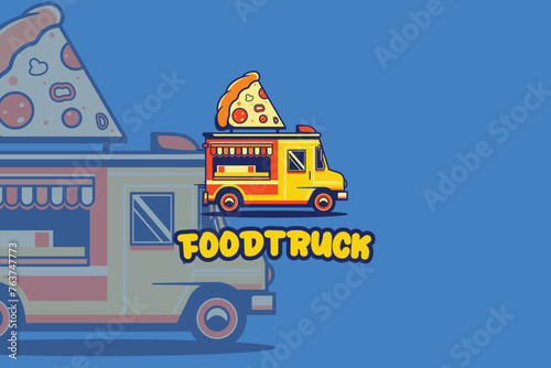 The "Food Truck" logo embodies culinary creativity and mobile gastronomy. It symbolizes convenience, variety, and the joy of discovering delicious flavors on wheels, marking a fusion of flavors