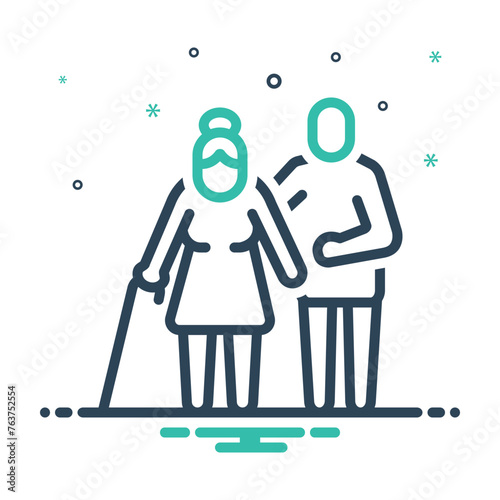 Mix icon for caregiver