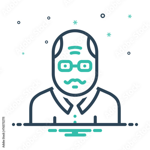 Mix icon for senior