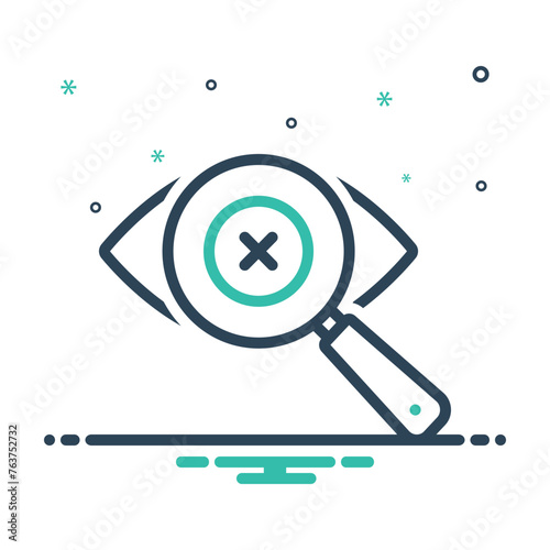 Mix icon for vision loss