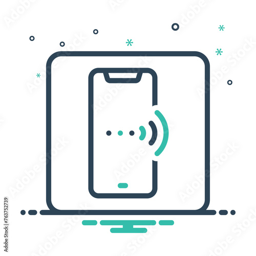 Mix icon for call button