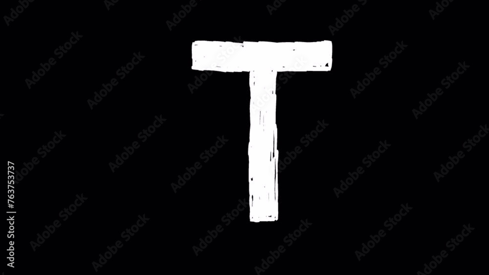 Grunge Element: Letter T