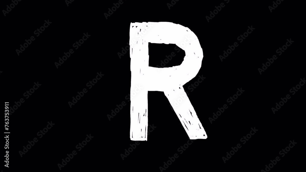 Grunge Element: Letter R Grunge Element: Letter R