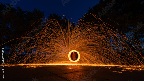 play with fire, steel wool