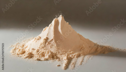 Aromatic ivory powder pile crystal clear crushed photo