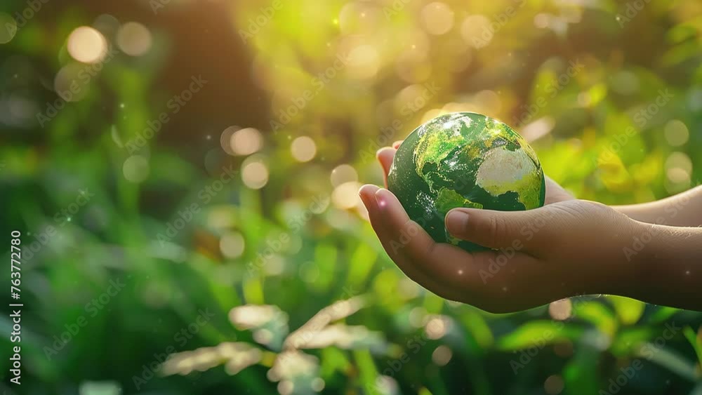 hand holding green earth, save the green planet, Environment World Earth Day hand holding green earth, save the green planet, Environment World Earth Day