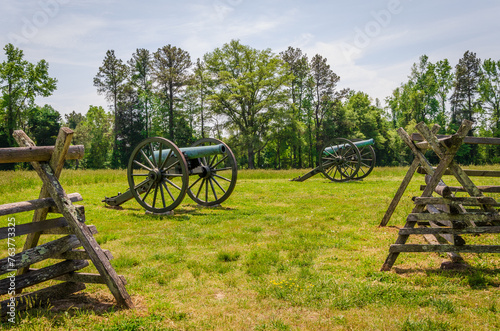 The Richmond National Battlefield Park commemorating 13 American Civil War sites around Richmond, Virginia photo