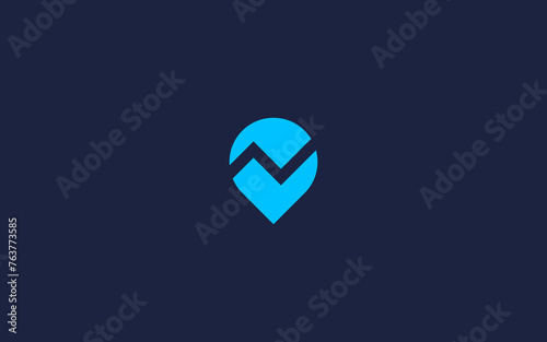 financial location logo icon design vector design template inspiration