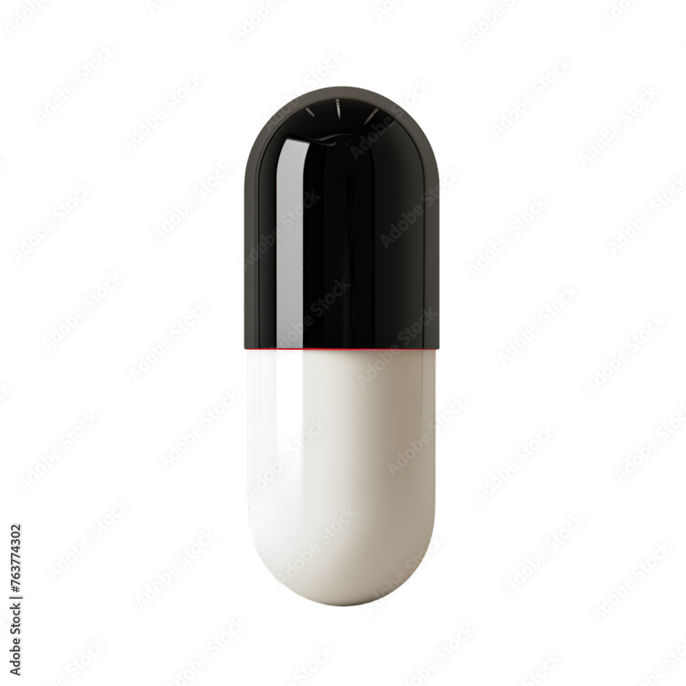 capsule of medicine on transparent background capsule of medicine on transparent background