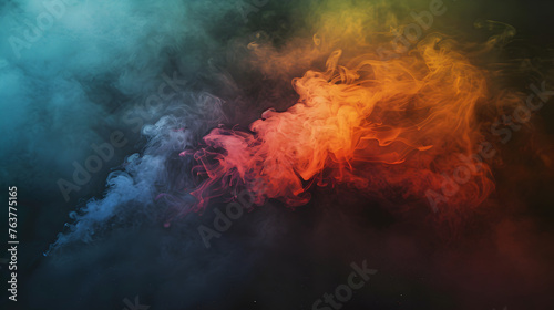 Multicolor Smoke Grenade Drama
