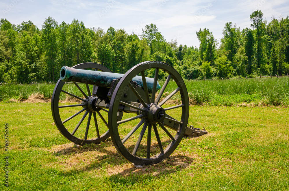 The Richmond National Battlefield Park commemorating 13 American Civil War sites around Richmond, Virginia