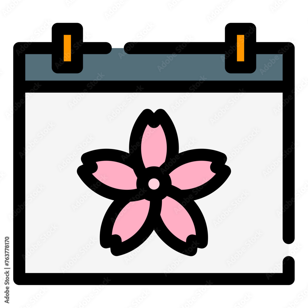 spring calendar icon spring calendar icon