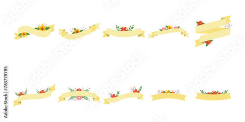 Decoration Ribbon With Flower