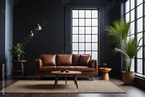 Modern luxury living room, Modern interior living room design, 3d rendering of modern living room with white sofa, Panoramic grey living room, Colourful living room interior © Nuwan Buddhika