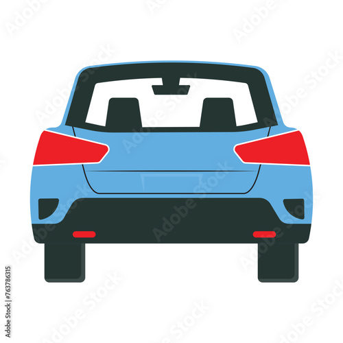 Car Back View
