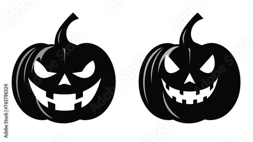 Jack olantern. Happy Halloween icon. Jack olantern  photo