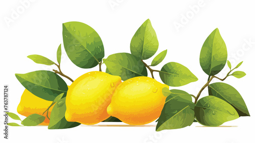 Lemon isolated a fruit that isolated in the citrus family. It lo