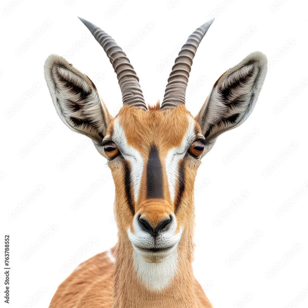 Fototapeta premium Antelope isolated on transparent background
