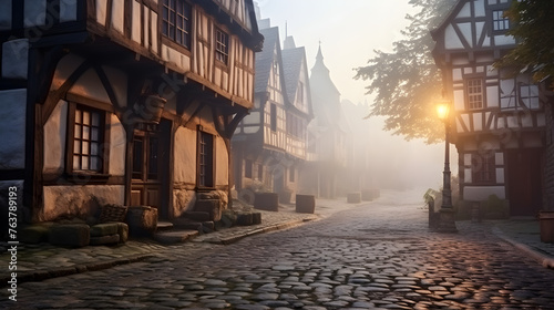 The old houses and lanterns in the medieval street create an atmosphere of the past, where time seems to stand still and every pebble has its own story.