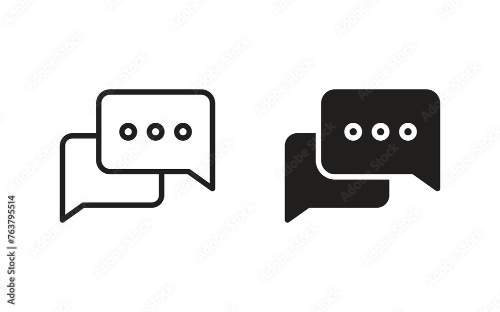 Chat icon, bubble speech icon for web, ui, and mobile apps Chat icon, bubble speech icon for web, ui, and mobile apps