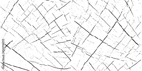 Grunge black and white pattern. Monochrome particles abstract texture. Background of cracks, scuffs,  ink spots, lines. Dark design background surface. Gray printing element