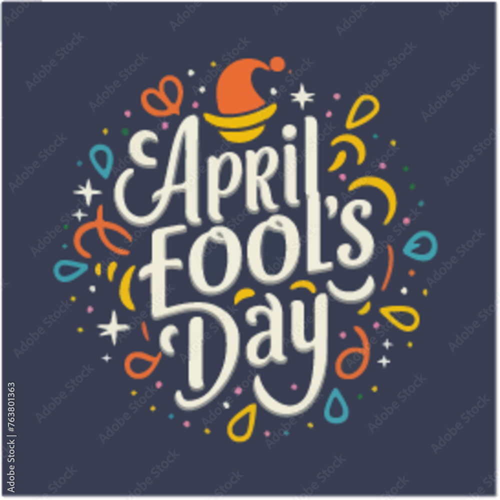 April fool day typography ,April fool day lettering ,April fool day calligraphy ,April fool day