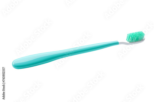 Toothbrush Cleaning Isolated On Transparent Background