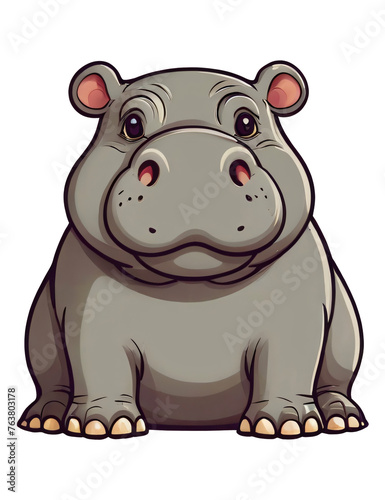 Hippo cartoon