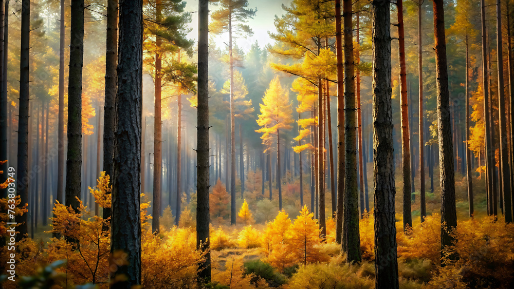autumn in the forest autumn in the forest