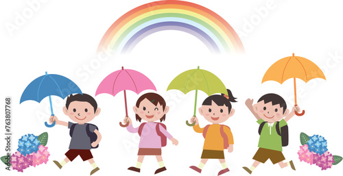 梅雨のイラスト素材
