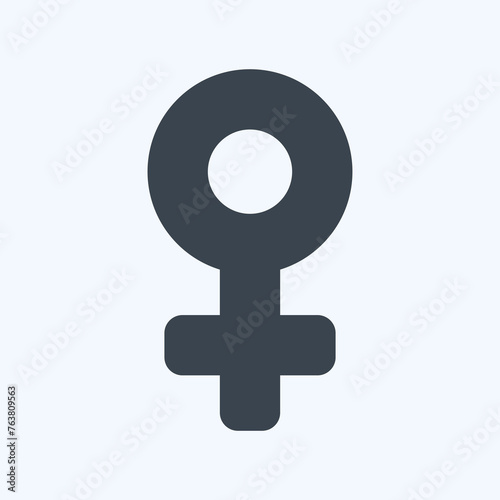Icon Female - Glyph Style