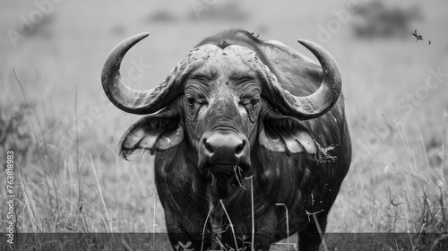 African buffalo in the Lake Nakuru National Park, Kenya