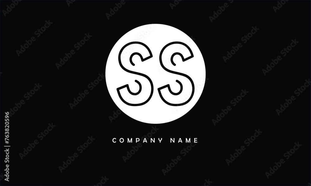 Obraz premium SS Abstract Letters Logo Monogram