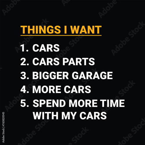 Things i want 