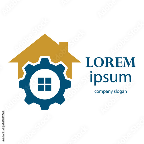 home repair and maintenance logo design