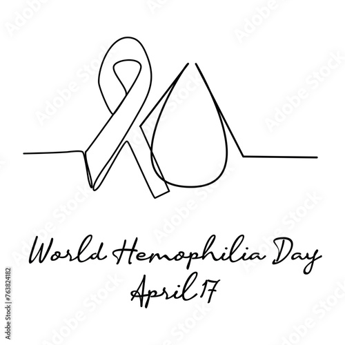 line art of world hemophilia day good for world hemophilia day celebrate. line art. illustration.