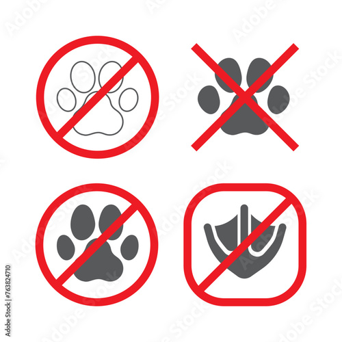 Animal extinction icon design, isolated on white background, vector illustration