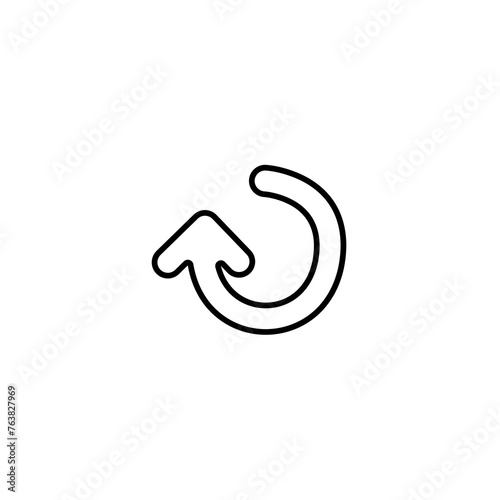Isolated vector hand drawn arrows outline on a white background.Arrow Outline Illustration.Black Arrow Outline Illustration. © Numan Khan