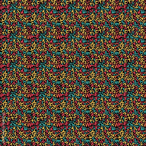 seamless pattern Geometric Abstraction minimalist