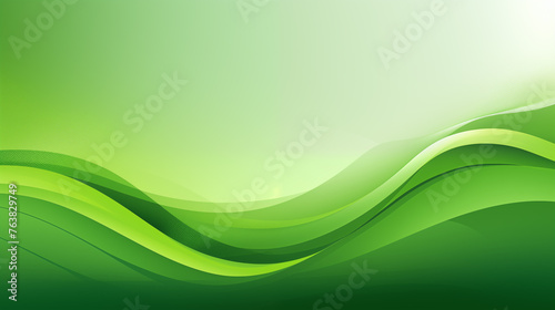 Abstract green background. green wide banner background
