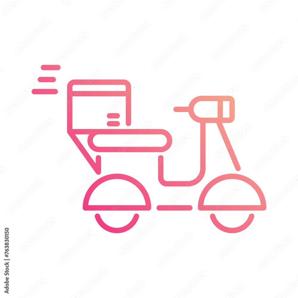 Delivery Bike icon editable stock vector illustration Delivery Bike icon editable stock vector illustration