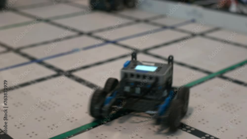 robot competitions, children control robots. High quality robot competitions, children control robots. High quality