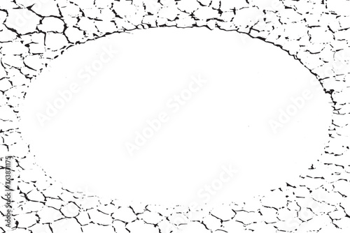 Fototapeta Naklejka Na Ścianę i Meble -  Black Texture Overlay on White Background, Monochrome Vector Image