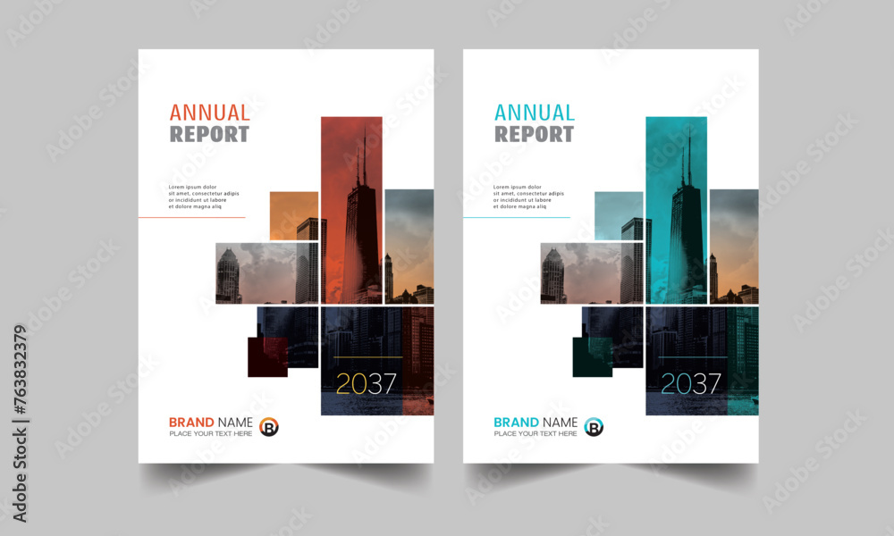 Modern Annual Report Template 