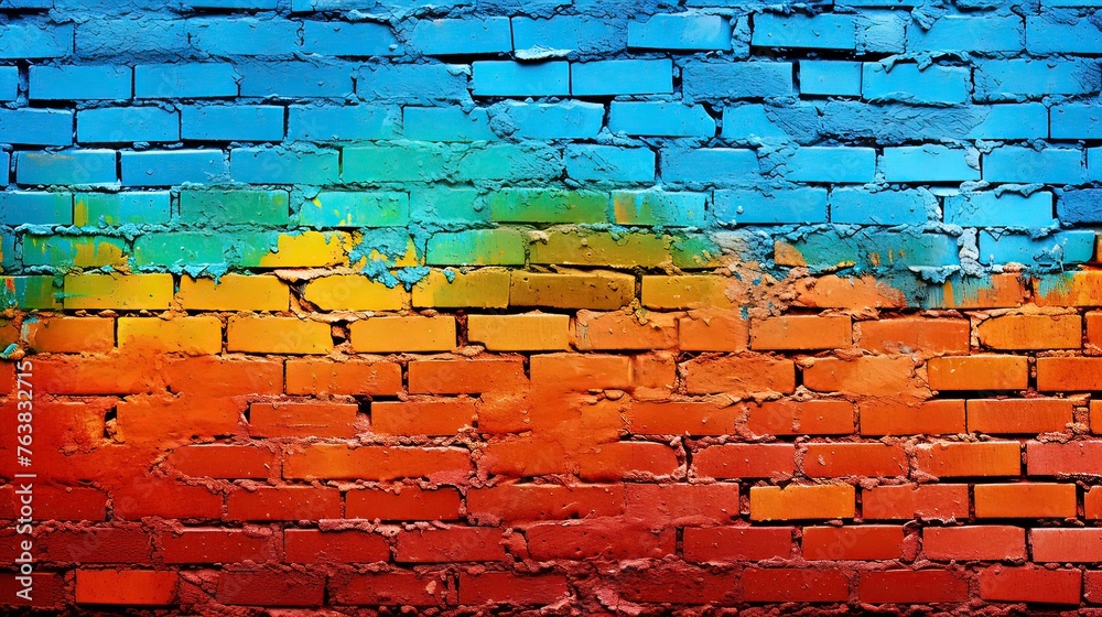 Colorful Graffiti wall abstract art background, Generative ai. Colorful Graffiti wall abstract art background, Generative ai.