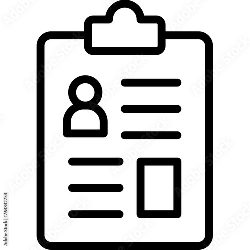 curriculum vitae icon