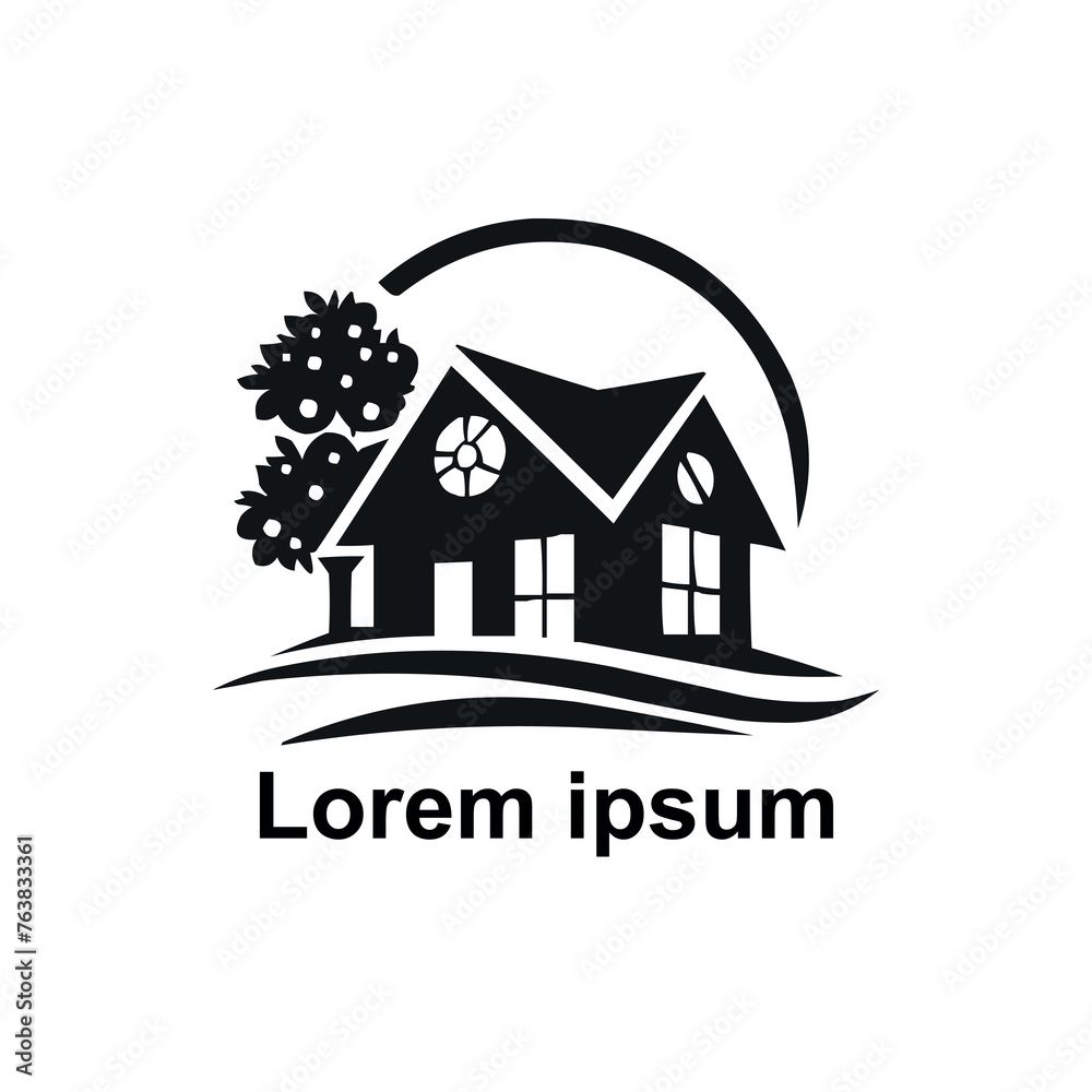 Fototapeta premium a real estate logo