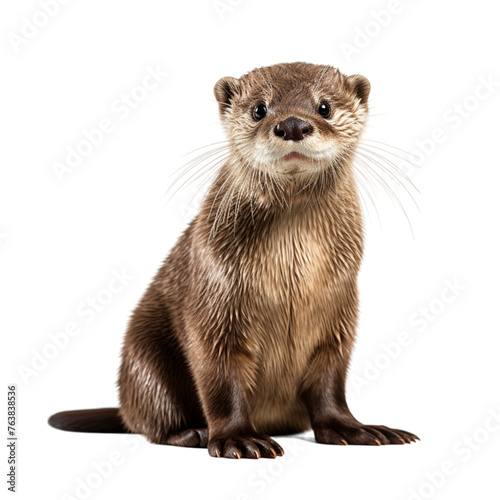otter isolated on transparent background © Manvi